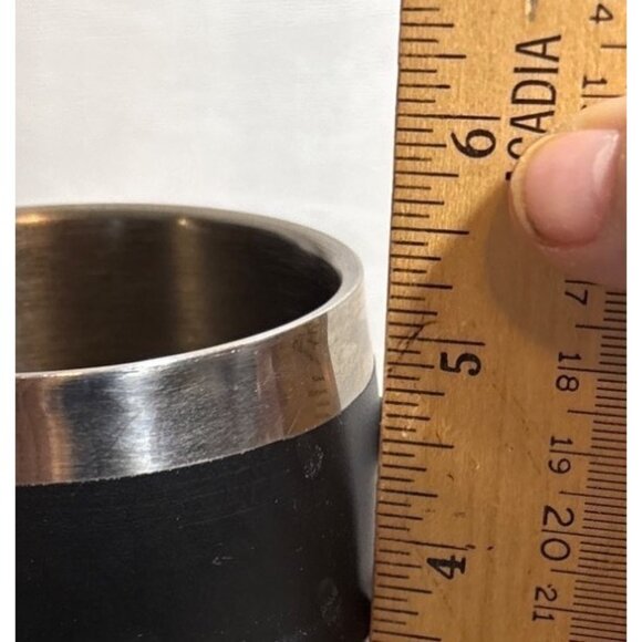 64 oz Growler Stainless Steel W/ 4 Barrell Mugs Black Exterior Insulated Debco - Picture 6 of 16